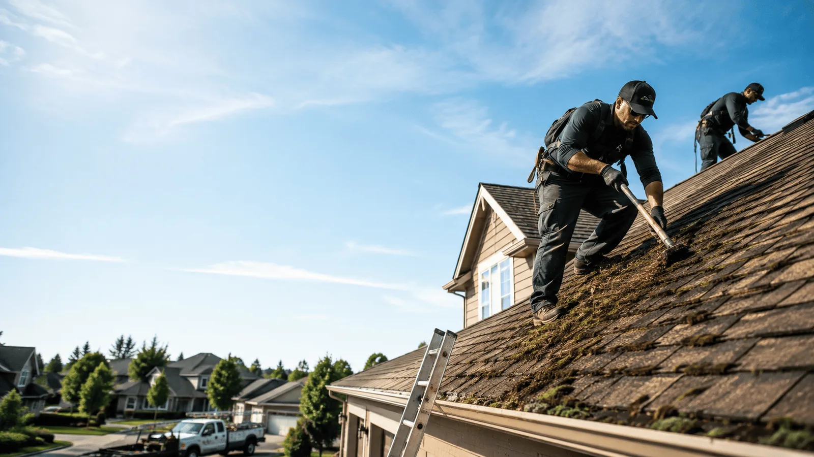 Roof Moss Removal in Rock City, IL near me